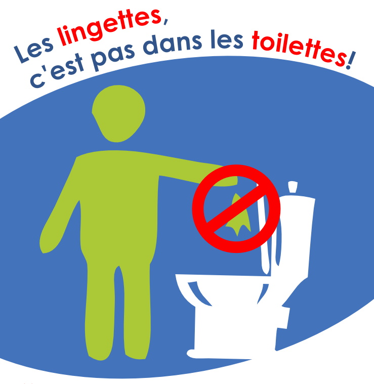 Lingettes jetées dans les toilettes : un problème devenu « ingérable »